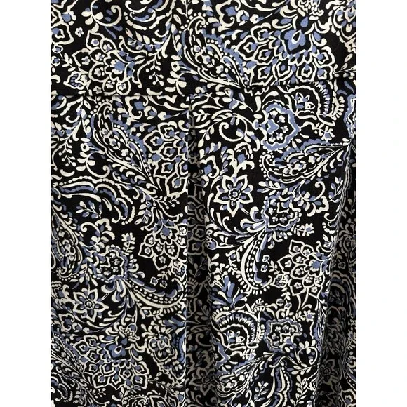 J Jill Wearever Collection Blue Knit Modest Stretch Midi Dress Plus Size 4X - Picture 3 of 8